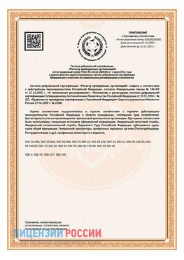 Приложение СТО 03.080.02033720.1-2020 (Образец) Удомля Сертификат СТО 03.080.02033720.1-2020
